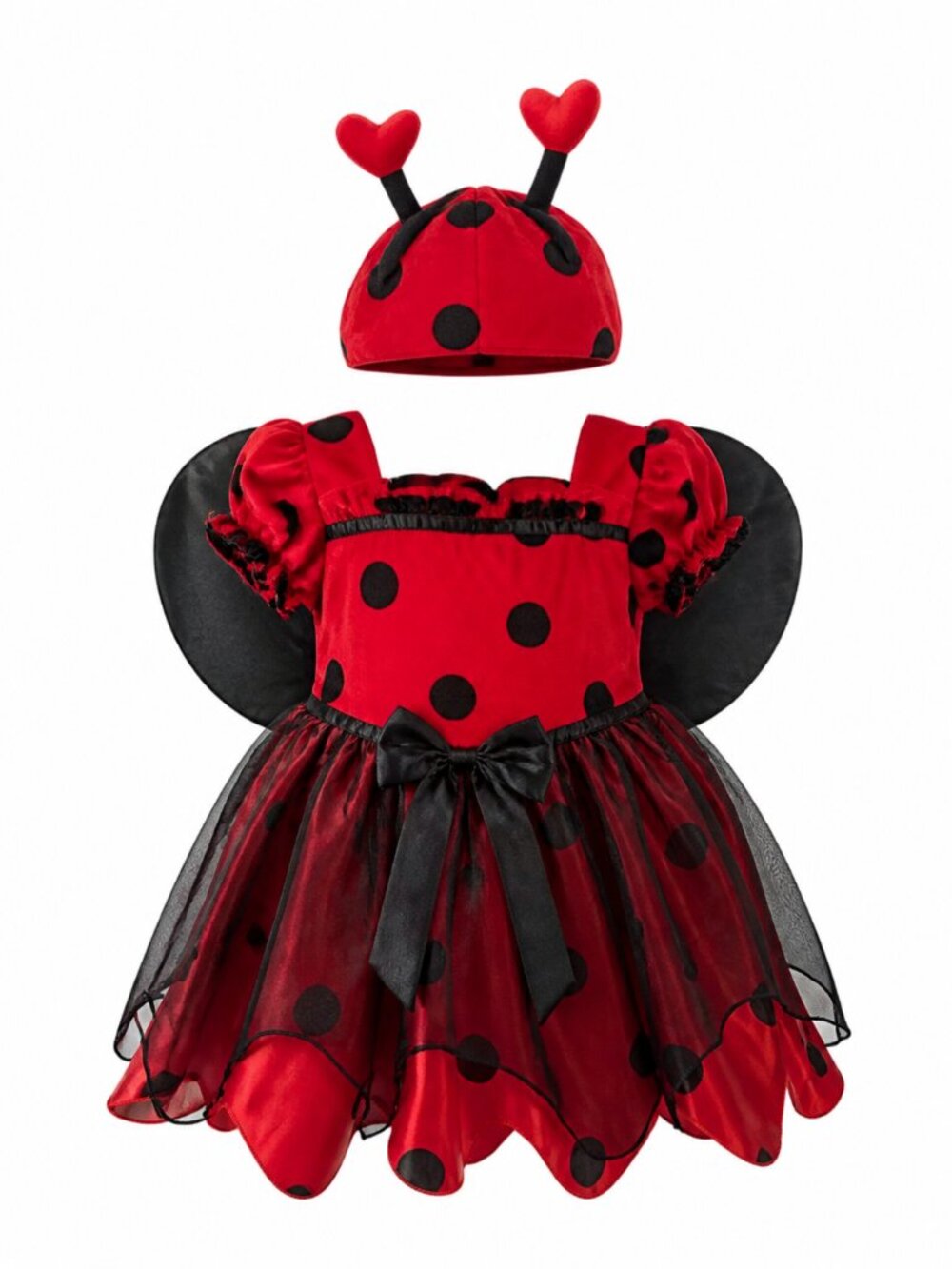 Lady Bug Costume Infant Size 18 Month dress up halloween baby
